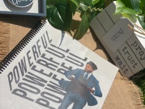Powerful Men Plain Lined Journal
