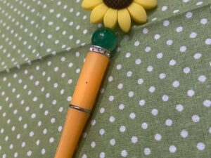Sunflower Beaded Pen