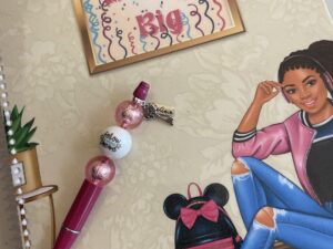 “Dream Big” lined journal and pen combo (pink)