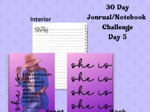 Lined Journal: She is