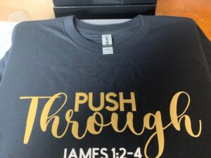 Push Black and Gold T-Shirt