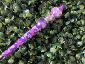 Purple essence Beaded Pen