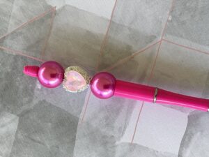 Pink Heart Pen